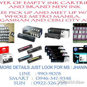 BUYER OF EMPTY INK CARTRIDGE AND BRAND NEW INK | PostAds PH