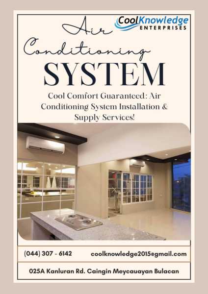 Air Conditioning System -- Installation Services (Meycauayan)