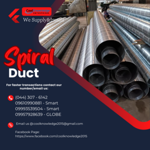 We Fabricate And Install Spiral Duct | PostAds PH
