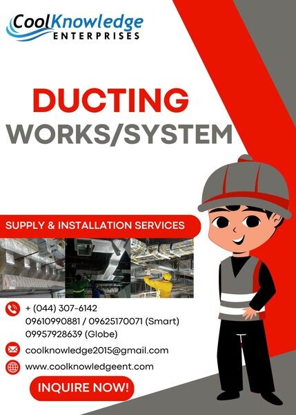 Ducting Works/ System : Installation & Supply Services