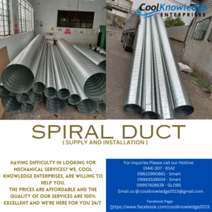 We Install And Supply / Spiral Duct!! | PostAds PH