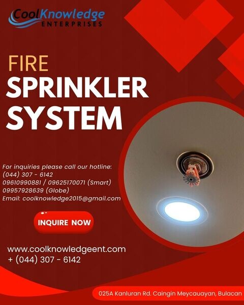 Fire Sprinkler System : Installation And Supply // Meycauayan