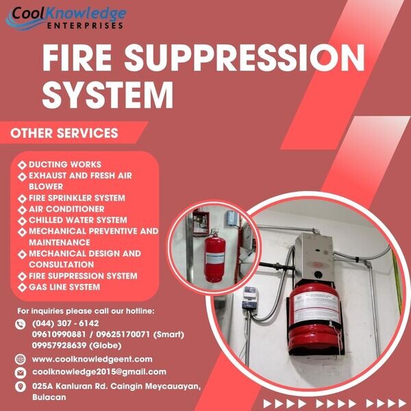 FIRE SUPPRESSION SYSTEM (WE INSTALL AND SUPPLY) // MEYCAUAYAN
