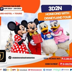 3D2N HONGKONG WITH DISNEYLAND TOUR + AIRFARE | PostAds PH