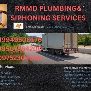 MARIKINA CITY METRO MANILA RMMD PLUMBING&SIPHONING SERVICES#09752304566 | PostAds PH