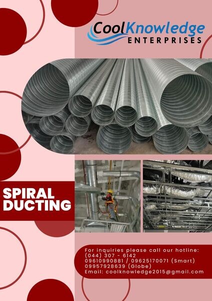 SPIRAL DUCTING SYSTEM (INSTALLATION AND SUPPLY) -- MEYCAUAYAN
