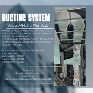 We Supply And Intsall Ducting System | PostAds PH