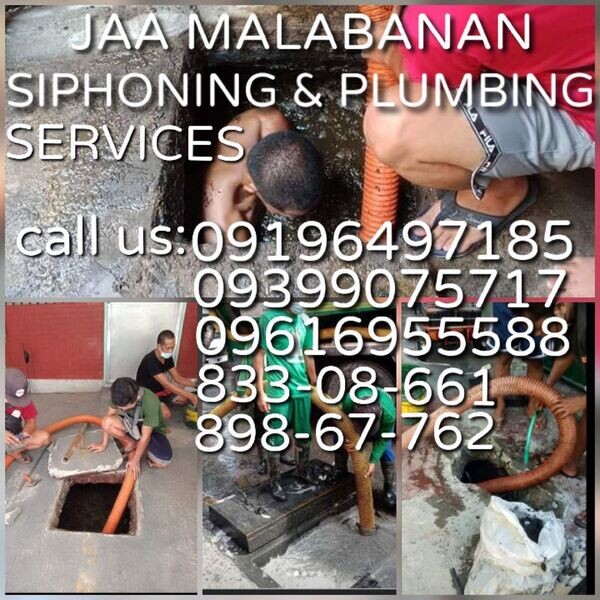 MALABANAN JAA MALABON. METRO MANILA SIPHONING AND PLUMBING SERVICES 