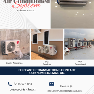 Air Conditioned System ||We Supply And Install | PostAds PH