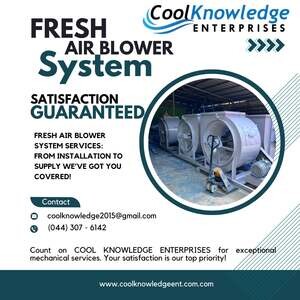 FRESH AIR BLOWER SYSTEM (INSTALLATION AND SUPPLY) -- NATIONWIDE | PostAds PH