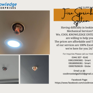 Fire Sprinkler System :: We Supply And Install :: | PostAds PH