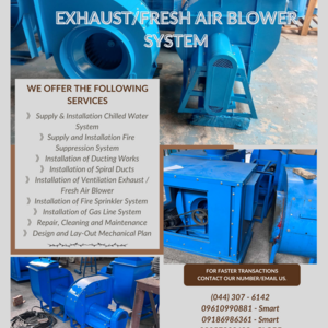 Exhaust|Fresh Air Blower System|| We Supply And Install | PostAds PH