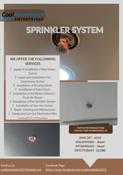 Fire Sprinkler System :| We Supply And Install