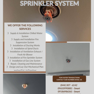 Fire Sprinkler System :| We Supply And Install | PostAds PH