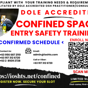 Confined Space Entry Safety Training DOLE Accredited | PostAds PH