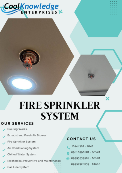 We Supply And Install Fire Sprinkler System
