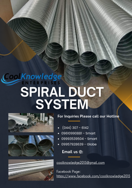 Supply And Installation: Spiral Duct