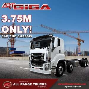 Isuzu giga cyh 8x4 rigid truck cab & chassis | PostAds PH