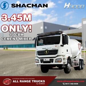 Shacman H3000 6x4 cement mixer truck sx5256gjbht38 | PostAds PH