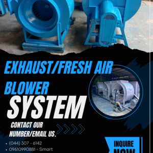 Supply And Installation ; Exhaust/Fresh Air Blower System | PostAds PH