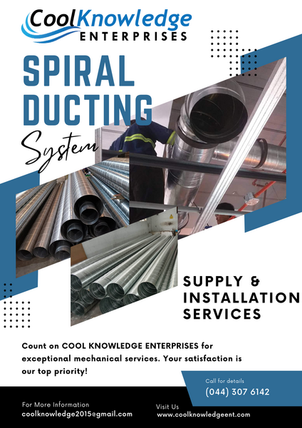 Spiral Ducting System ~ Supply & Installation || Metro Manila