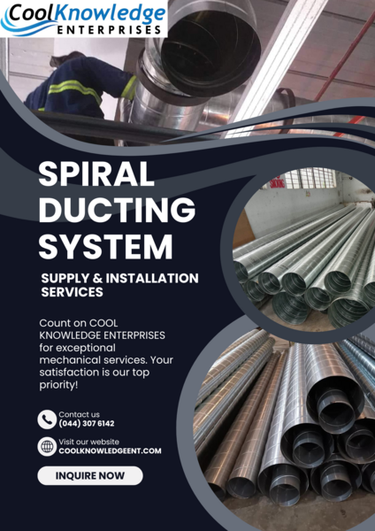 Spiral Duct System - Supply & Installation Services [Meycauayan]
