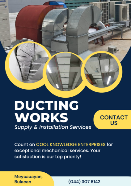 Ducting Works - Supply & Installation Services // Pasig
