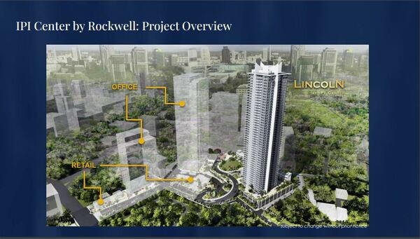 IPI Center LINCOLN TOWER preselling condo unit by ROCKWELL CALL 0923553