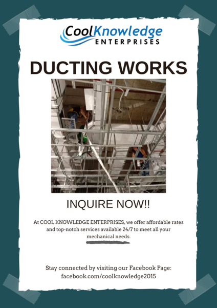 Expert Service On Ducting Works