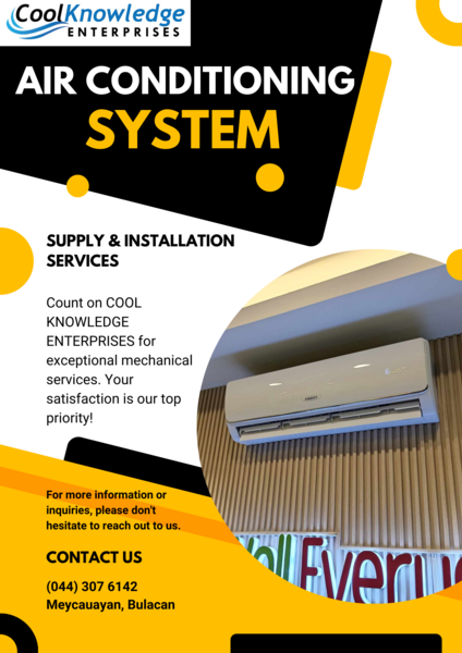 AIR CONDITIONING SYSTEM - SUPPLY & INSTALLATION || BULACAN
