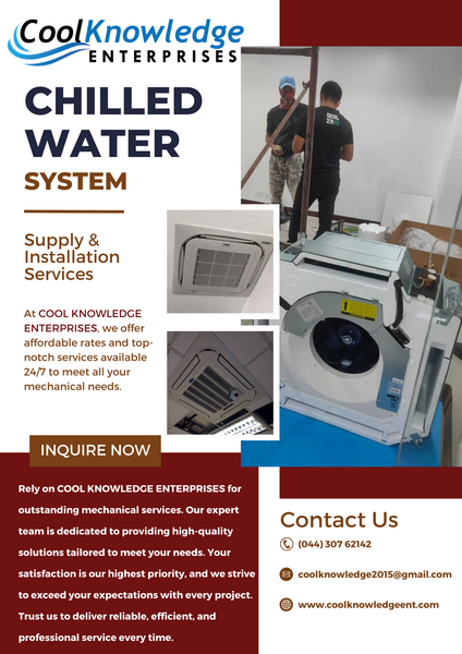 CHILLED WATER SYSTEM : SUPPLY AND INSTALLATION / MANILA