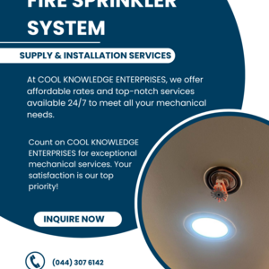 FIRE SPRINKLER SYSTEM SUPPLY AND INSTALLATION BULACAN | PostAds PH
