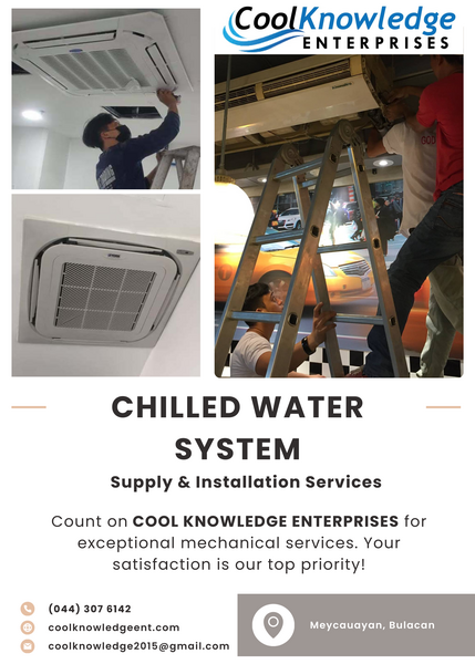 Chilled Water System : Supply & Installation Services / Manila