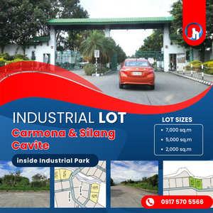 INSIDE INDUSTRIAL PARK Silang & Carmona Cavite Industrial Lot FOR SALE | PostAds PH