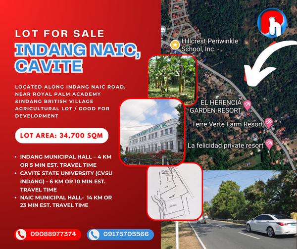   Agricultural Lot FOR SALE in Cavite : Ideal Development Site
