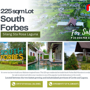 Lot for Sale in South Forbes Silang Sta Rosa | PostAds PH