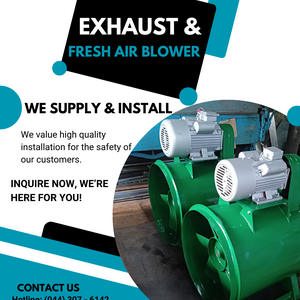 Exhaust and Fresh Air Blower: Supply and Installation | PostAds PH