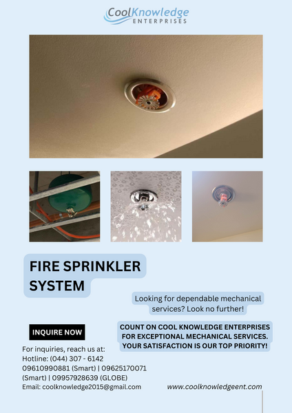 Fire Sprinkler System [Installation & Supply]