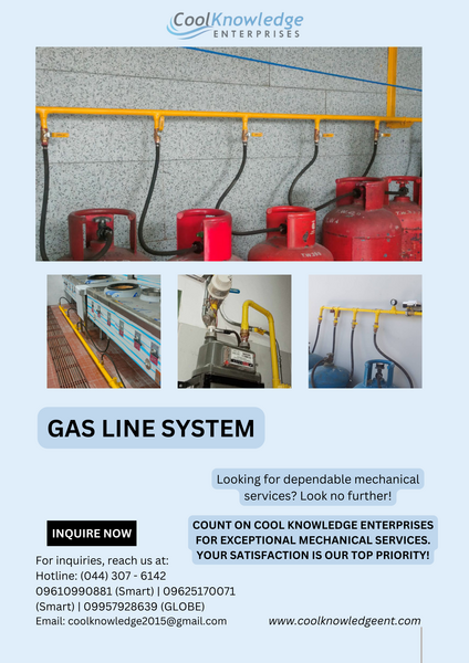 Gas Line System [Installation & Supply]