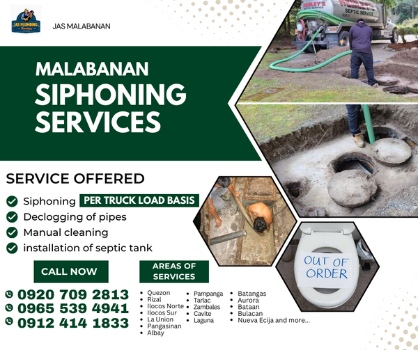 Balanga Bataan Malabanan siphoning services 09207092813