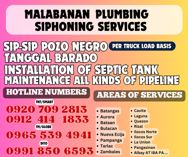 Oton iloilo Malabanan siphoning services 09207092813