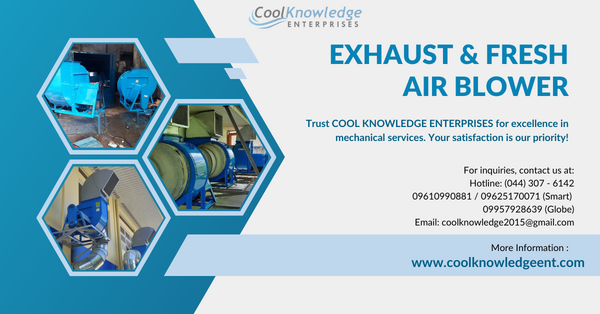 Expert Service On EXHAUST & FRESH AIR BLOWER