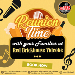 Reunion Time with your families at RedBrickhouse Videoke | PostAds PH