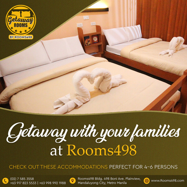 Getaway with your families at Rooms498