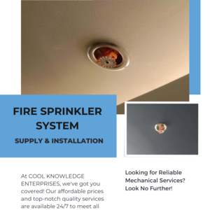 FIRE SPRINKLER SYSTEM SERVICES | PostAds PH