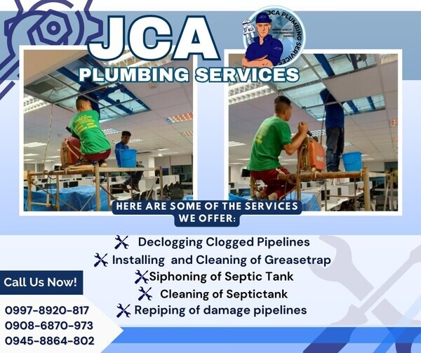 Siphoning and Plumbing of Septic tank Services JCA