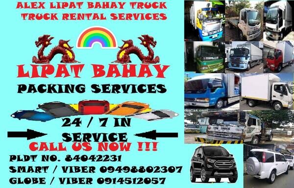  LIPAT BAHAY TRUCK RENTAL SERVICES