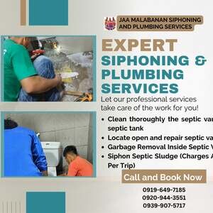 JAA MALABANAN: QUEZON CITY" M. MANILA SIPHONING AND PLUMBING SERVICES | PostAds PH