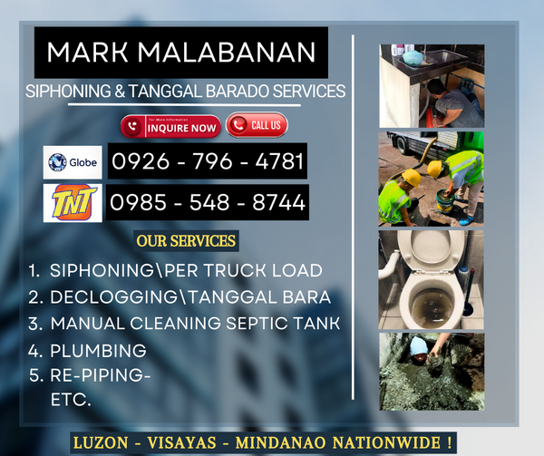 ILAGAN ISABELA 09267964781 SIPHONING CLEANING PLUMBING SERVICE