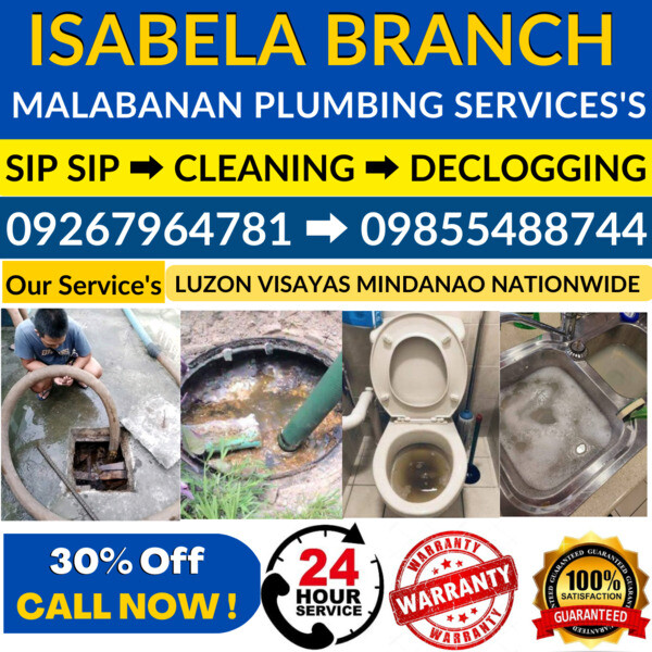 QUIRINO ISABELA MARK MALABANAN 0926764781 SIP SIP CLEANING PLUMBING